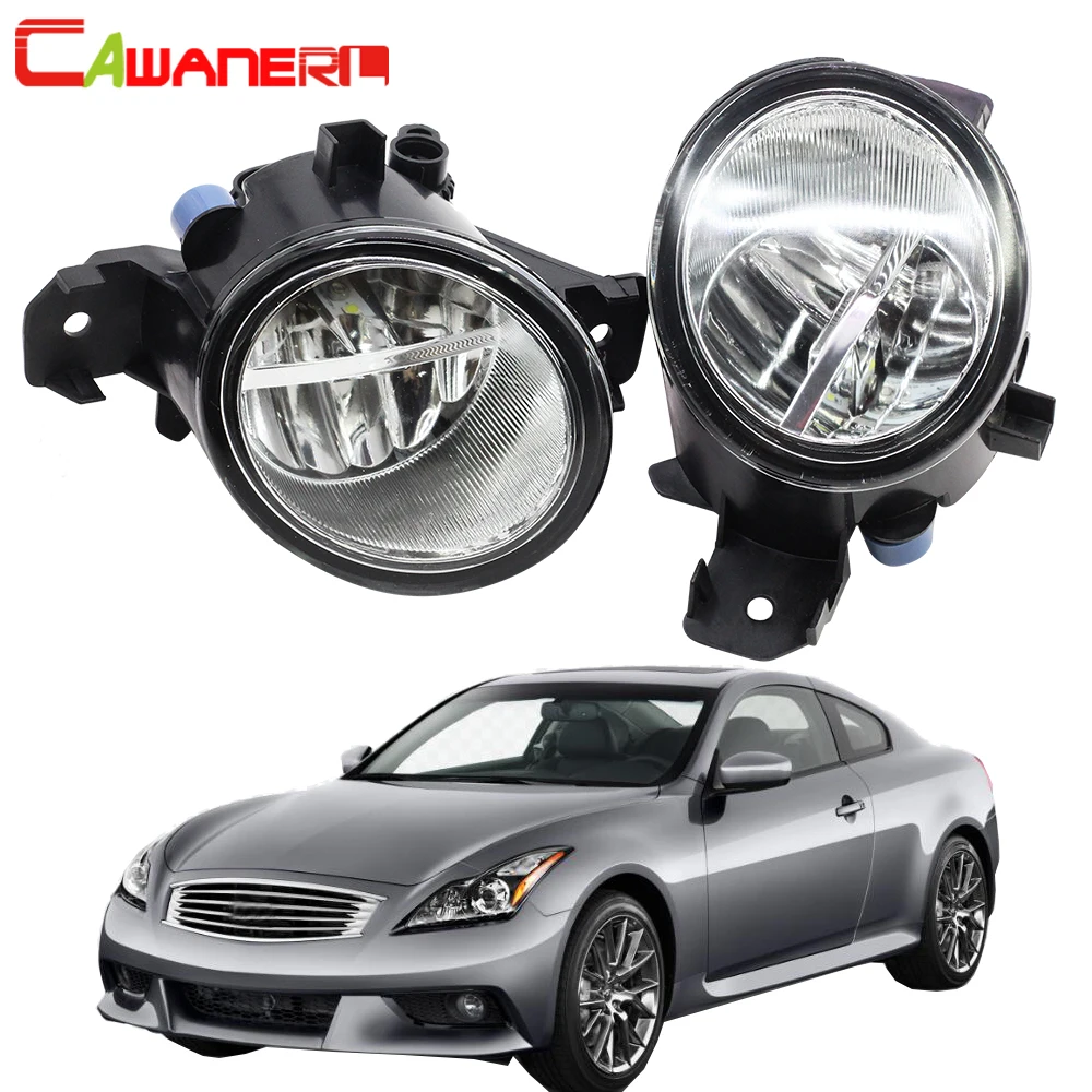 Cawanerl для Infiniti G37 2010 2011 Автомобильные аксессуары 4000LM H11 светодиодный светильник