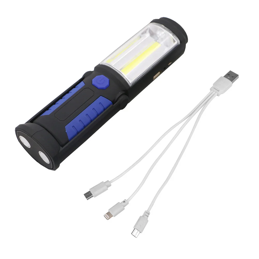 

Work Light Hand Bulb Torch Magnetic Multi-function Rechargeable Hook Ring