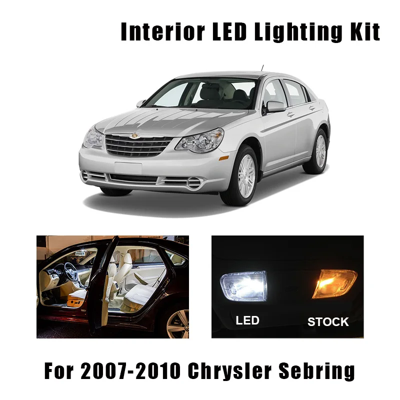 12 лампочек белый Canbus для салона автомобиля светодиодный светильник чтения