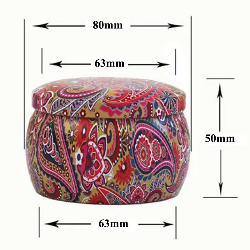 

Candy Box Tea Packaging Home Decor Candle Supplies Tins Cans Jars Empty Tinplate Box Jewelry Box Tea Pot Candy Tin Containers