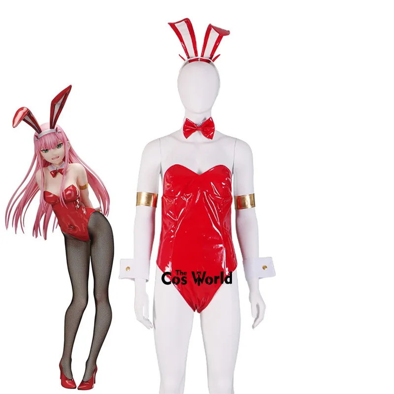 DARLING in the FRANXX ZERO TWO 02 комбинезон с кроликом для девочек униформа костюм аниме