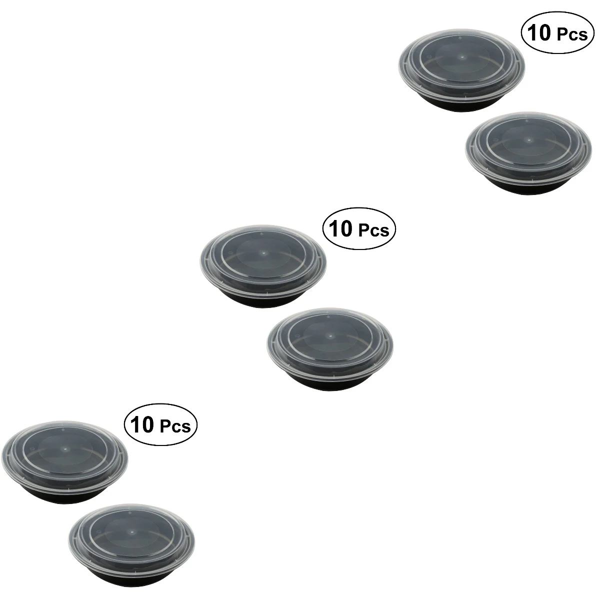 

30 шт., контейнер для хранения еды с крышками, 720 мл