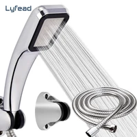 lyfead high pressure rainfall shower heads 300 holes shower head water saving filter spray nozzle shower equipment