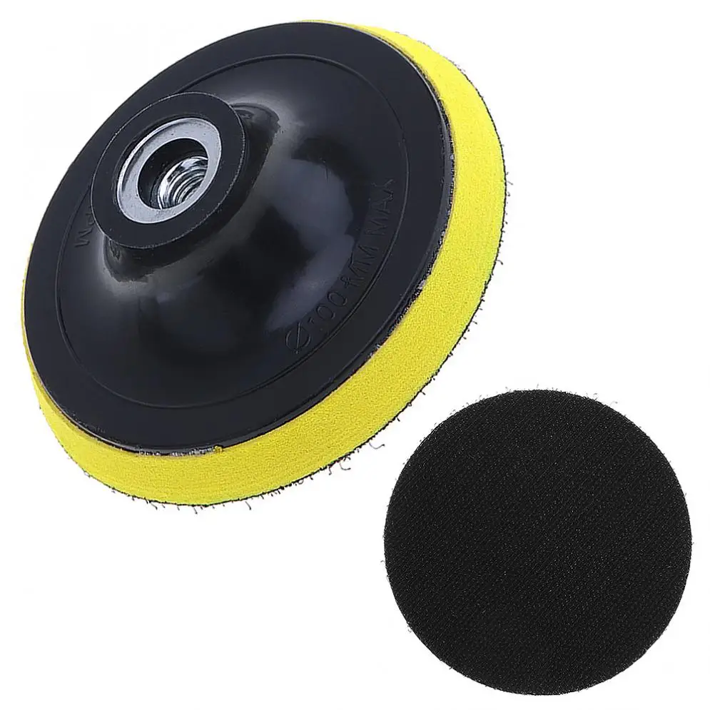 

4 Inch Electric Suction Pad Self-adhesive Sandpaper Disk Sand paper Disc with Threaded Hole for Automotive Metal Polishing