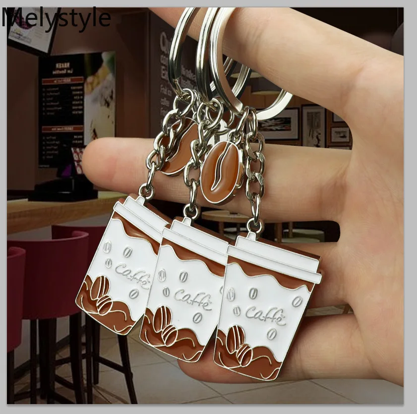 2020 брелок из нержавеющей стали для эспрессо-кофе аксессуары Подвеска кафе чашки