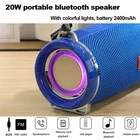 Портативная bluetooth-Колонка 20 Вт, водонепроницаемая, с разноцветным подсветкой, для ПК, компьютера, бум-бокса, музыкальный центр, динамик r