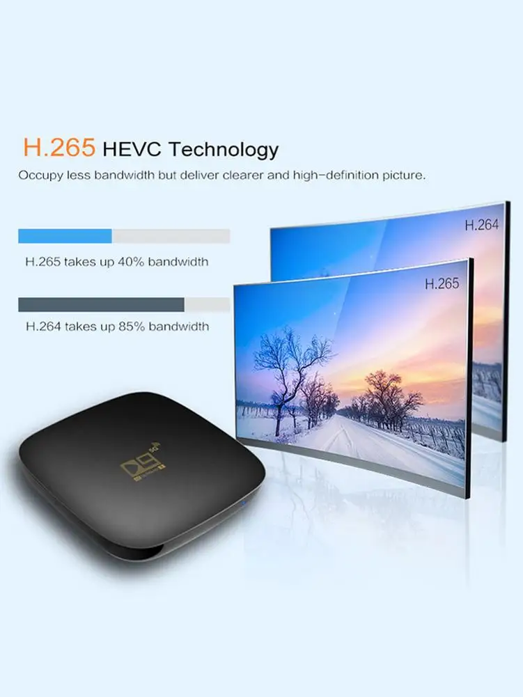 Android 10.0 TV Box 2+16G TV BOX WiF Voice Assistant 3D 4K 1080P Video TV Receiver Wifi D9 5G/2.4G Bluetooth TV Box Set-Top Box