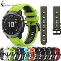 22mm watchband for for garmin forerunner 945 935 fenix 5 plus fenix 6 6 pro silicone smart watch band outdoor sports waterproof