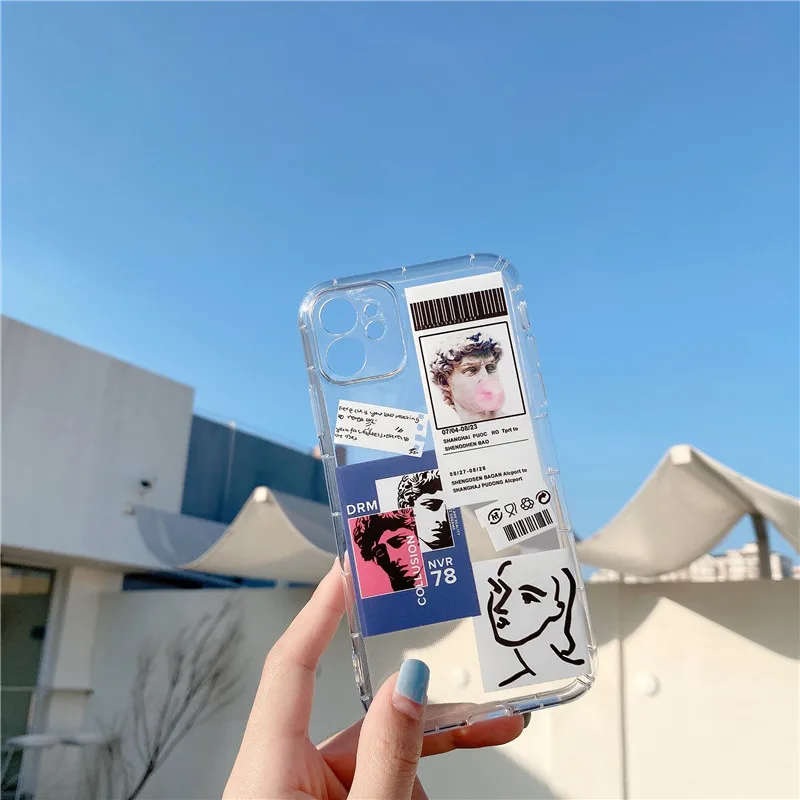 Чехол со штрих кодом для iPhone 12 mini 11 Pro Max 7 8 plus X XS XR SE 2020|Бамперы| |