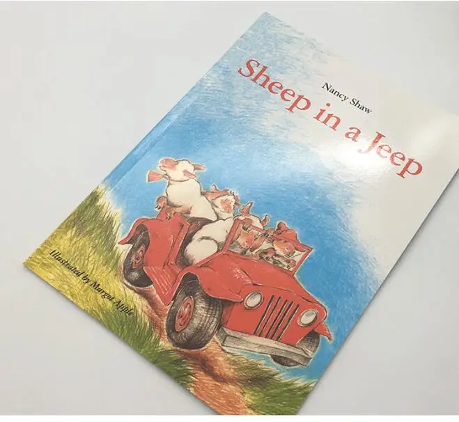 Sheep In A Jeep kids early Educational bedtime English picture story Book For Baby Kids And Small Children | Канцтовары для офиса