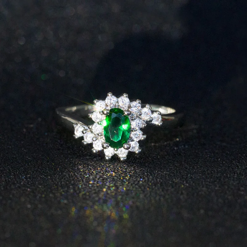 Bague Ringen 925 пробы серебряные кольца для женщин с овальной формой синий сапфир драгоценный камень женские роскошные ювелирные изделия