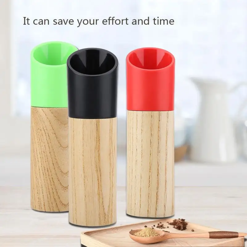 Wooden Salt and Pepper Mill Spice Nuts Mills Handheld Seasoning Grinder Bottle Cooking Home Decoration Kitchen BBQ Tools | Дом и сад