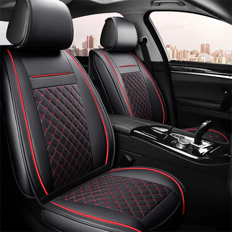 Кожаный чехол для сиденья автомобиля 1 шт. Volkswagen Polo 9n Sedan 6r Touareg Passat b3 Golf 7 Caddy Tiguan