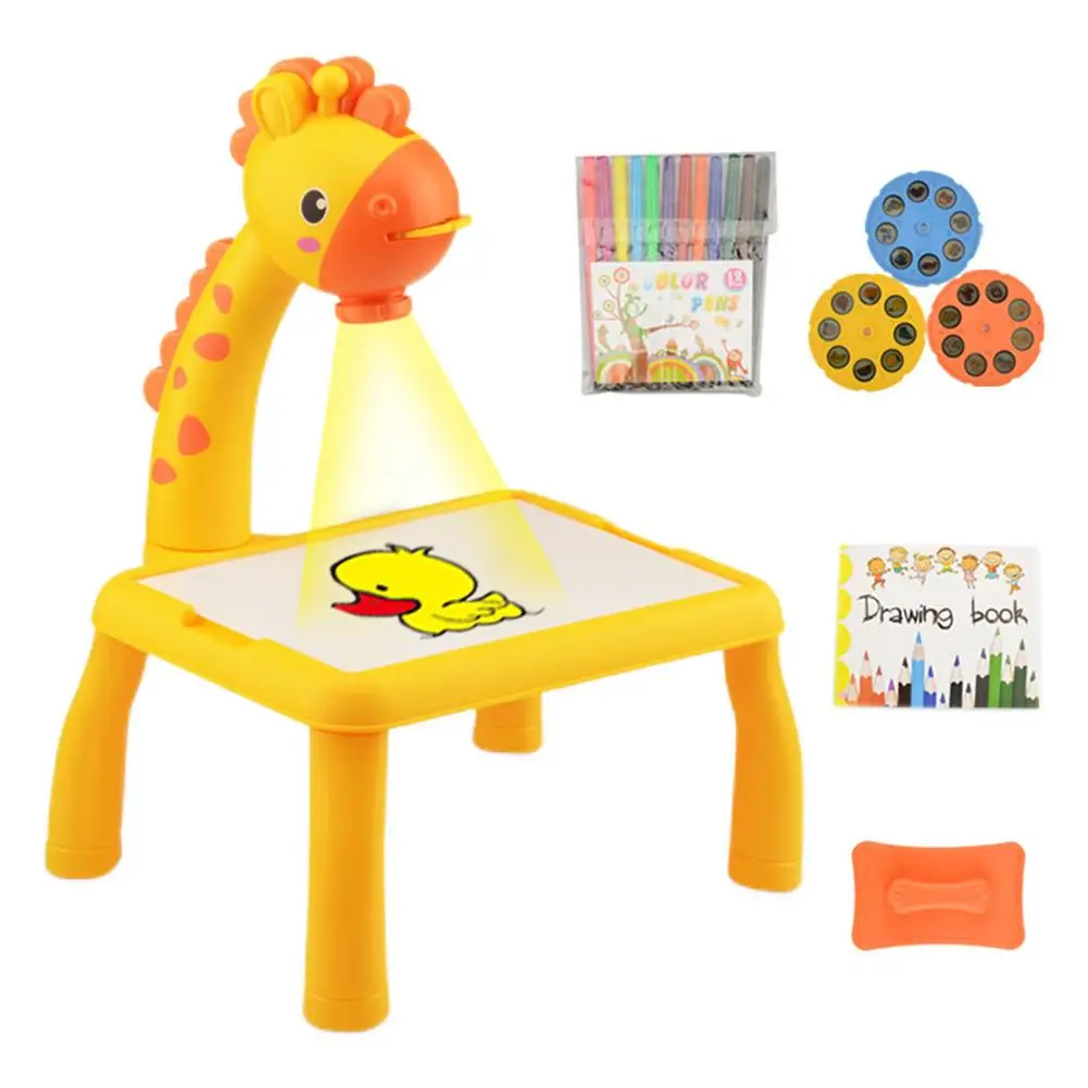 

Children Smart Projector Sketcher Desk Drawing Projector Board Funny Early Learning Projection Drawing Table Smart Drawing Board