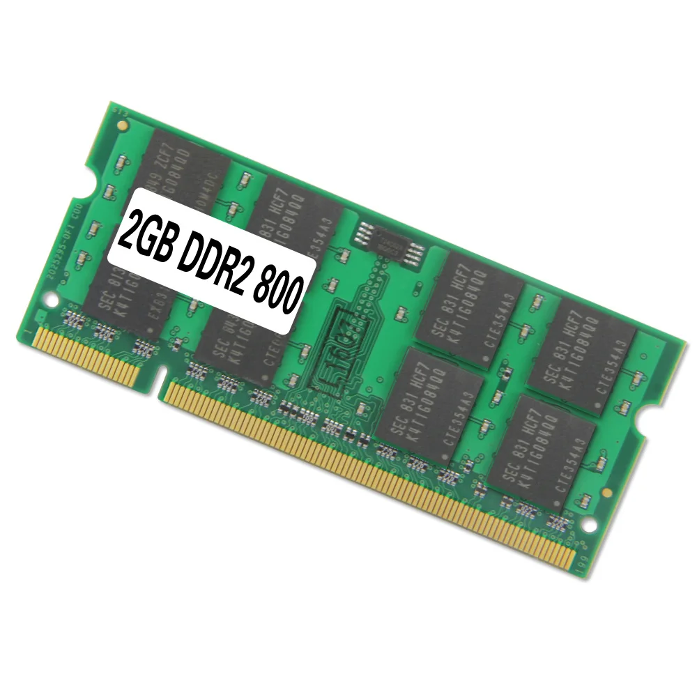 

DDR2 RAM Memory 1GB 2GB 800MHz Laptop DIMM BGA Memory 1.8V 200Pin PC2-6400 For Intel/AMD