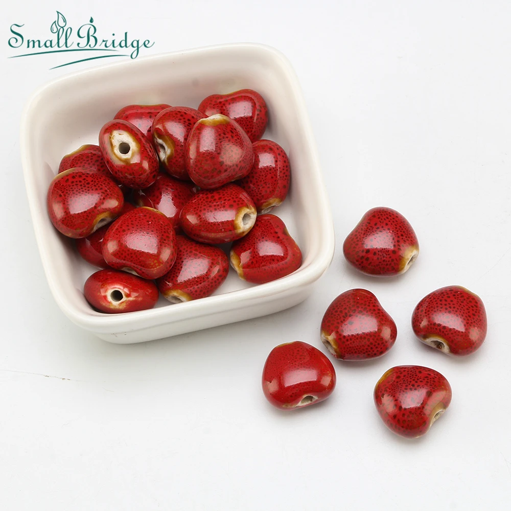 Стеклянные керамические бусины с большим отверстием 14 мм|Бусины| |