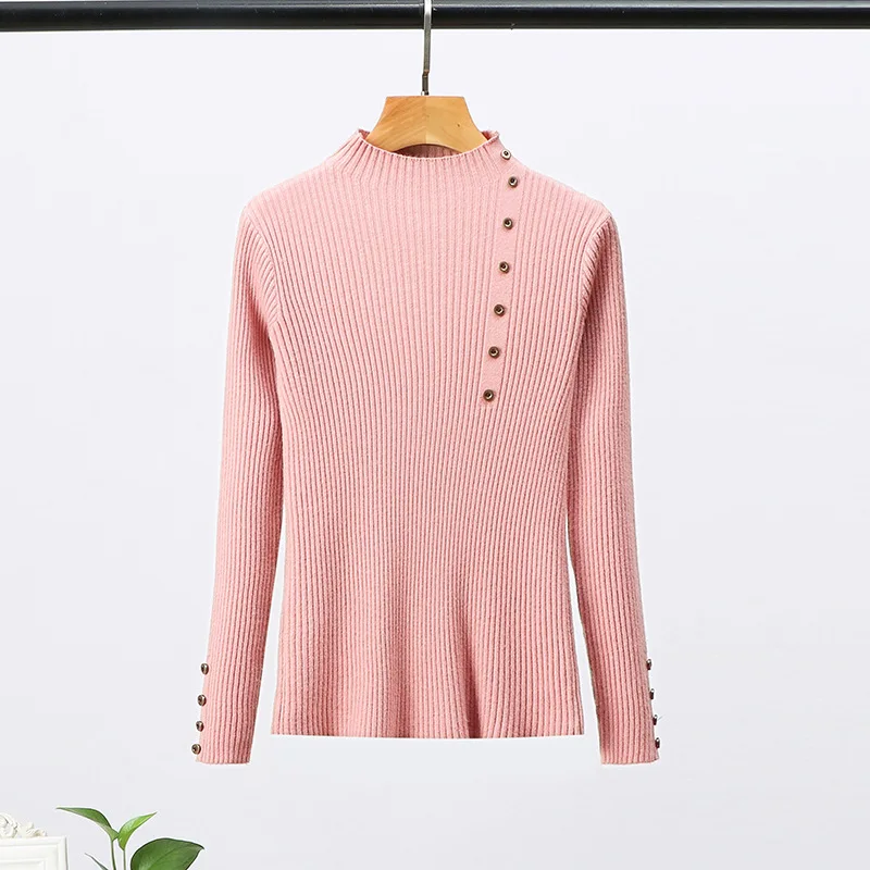 

Winter Women New Fashionable and Versatile Long Sleeve Knit Sweater