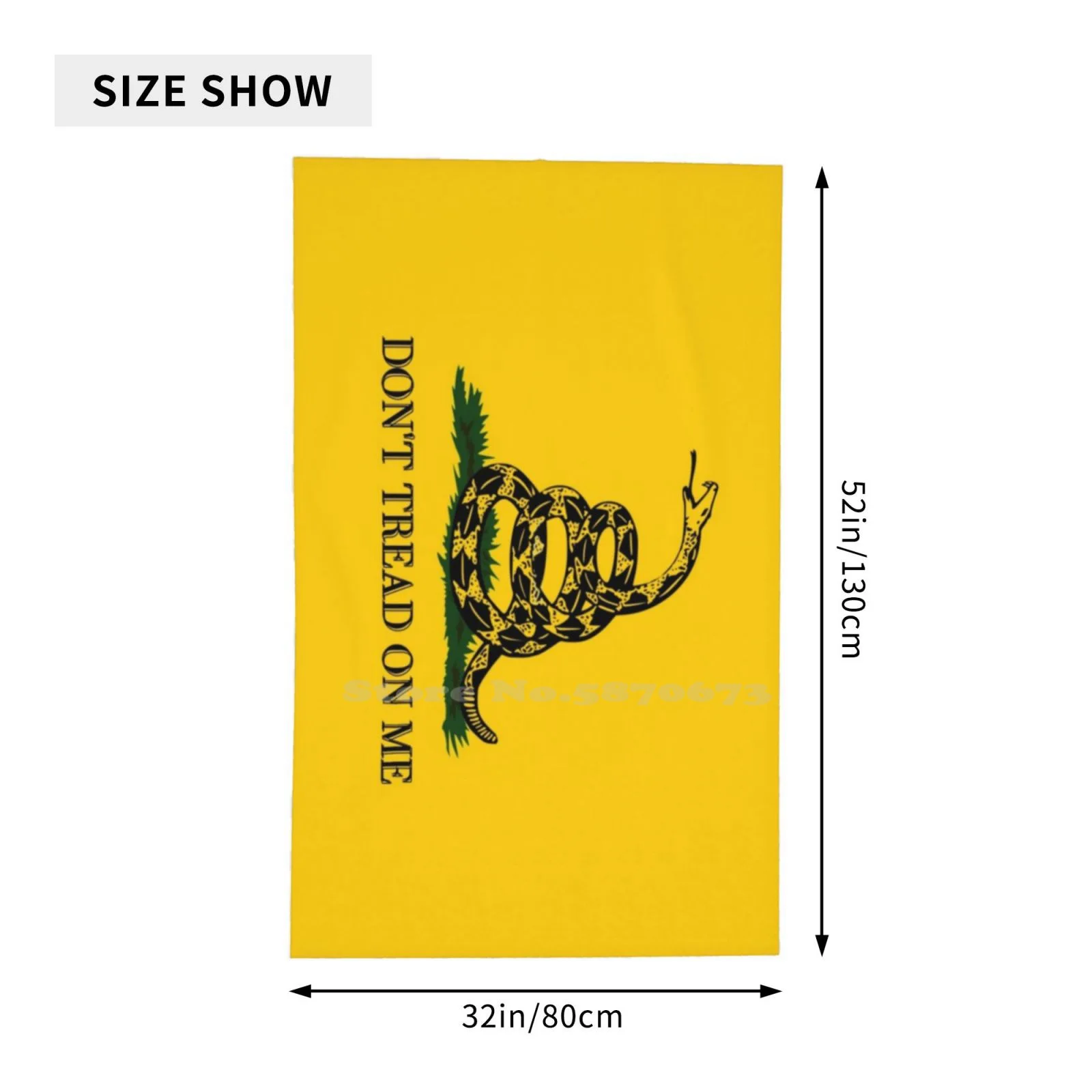 Флаг гадсдена не рисуйте на меня мягкие полотенца для купания школы и