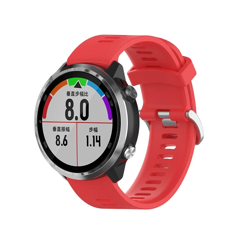Ремешок силиконовый для спортивных смарт часов Forerunner 645 245M Vivoactive 3 Vivomove HR Amazfit Bip Gts