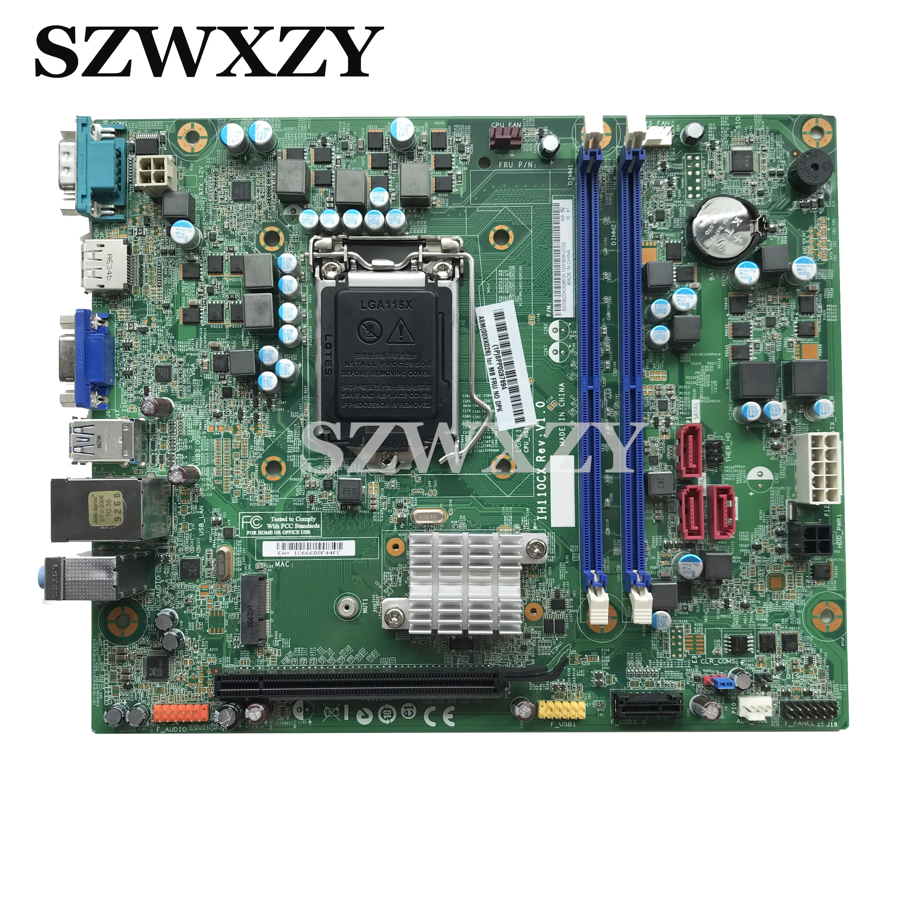 Новинка для Lenovo 510S 08ISH материнская плата M4600e IH110CX M6900e H110 LGA 1151 DDR4 00XK039