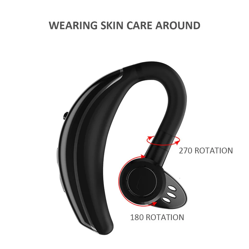 Q8 Bluetooth наушники с микрофоном голосовым управлением Беспроводная гарнитура для