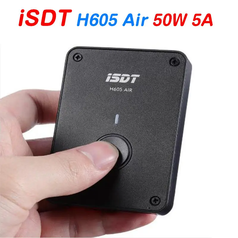 

ISDT H605 Air 50W 5A DC 2S-6S Lipo Battery Smart Bluetooth APP Operation Charger Easy to Operate Smart Bluetooth Charger