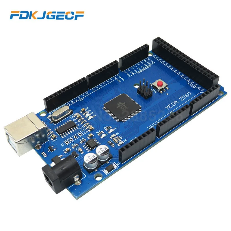 Плата MEGA2560 Mega 2560 R3 REV3 Φ CH340G на USB-кабеле, совместимом с arduino, без линии USB