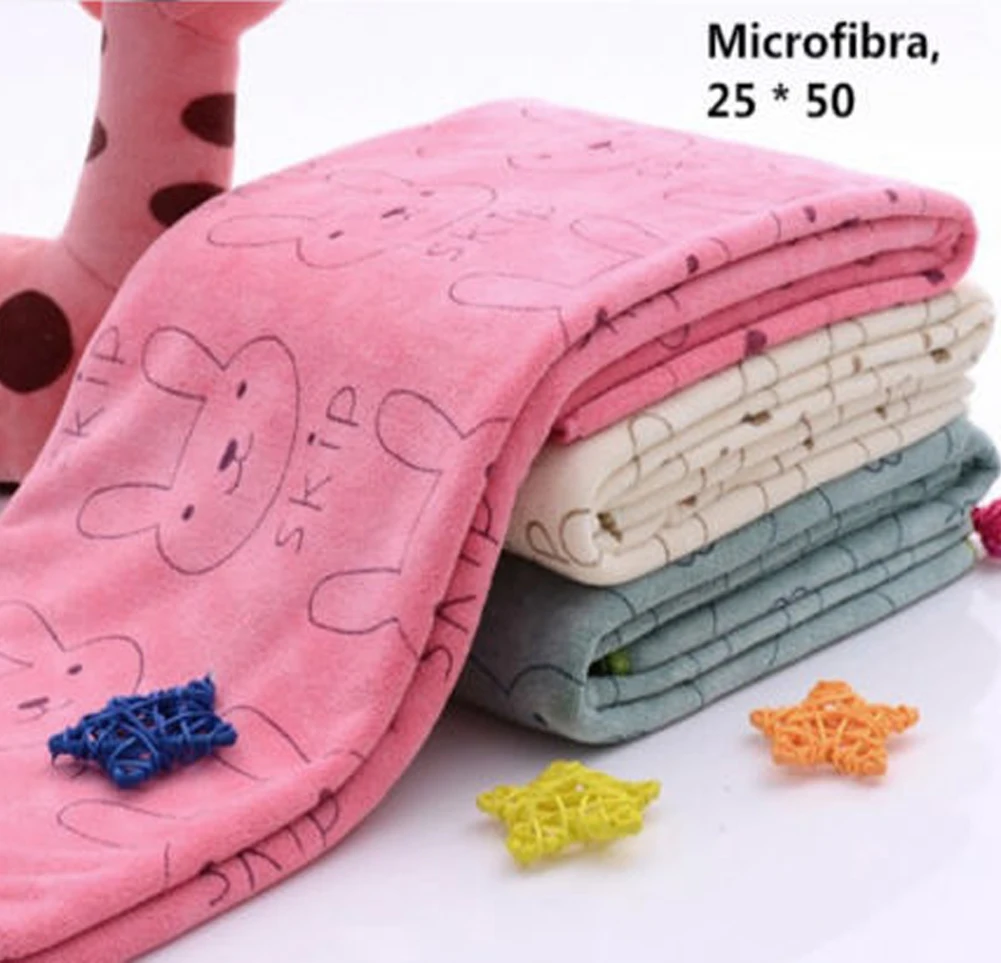 

Absorbent Drying Rabbit Microfiber Baby Baby Infant Newborn Washcloth Kids Beach Bath Towel Face Towel For Bathing Swimming