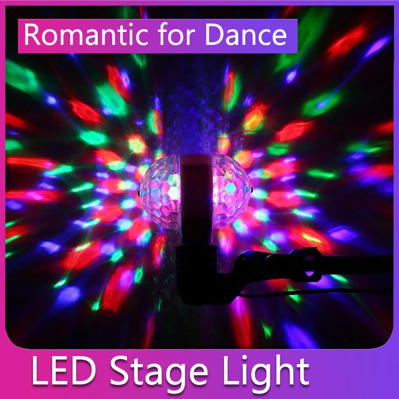 Новый E27 RGB LED вечерние светильник s Magic Ampoule шариковая лампа для дома украшения
