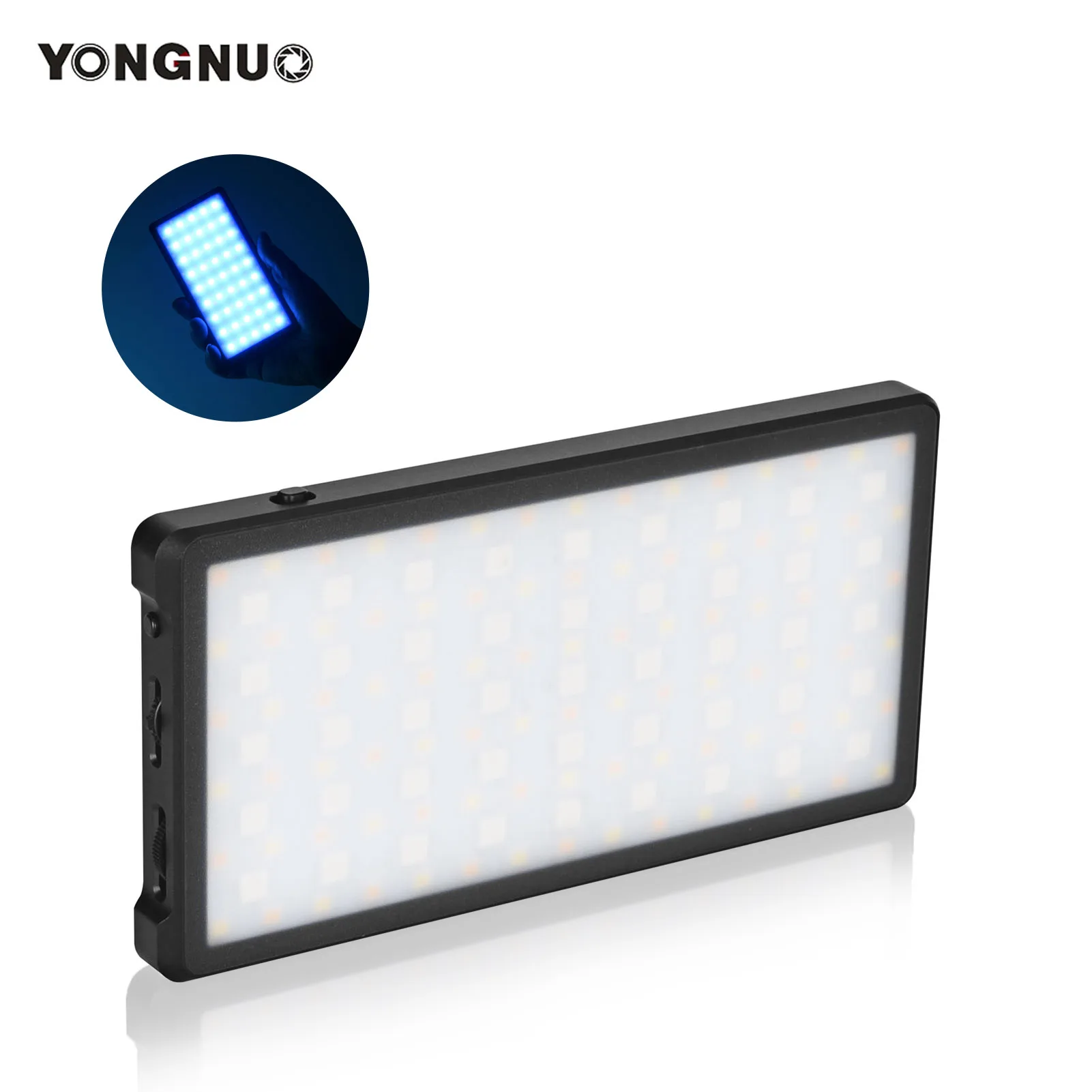

YONGNUO YN135 Video Light Pocket RGB LED Light 3200K-5600K CRI95+ Dimmable 14 Lighting Effect with OLED Screen Cold Shoe Adapter