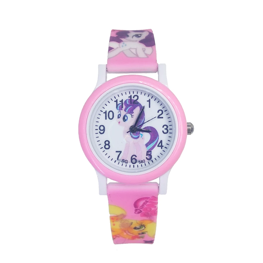 Cute pretty horse style Children's Watches Kids Student Girls Clock Child Quartz Wristwatches Women Watch for boys baby gift | Наручные