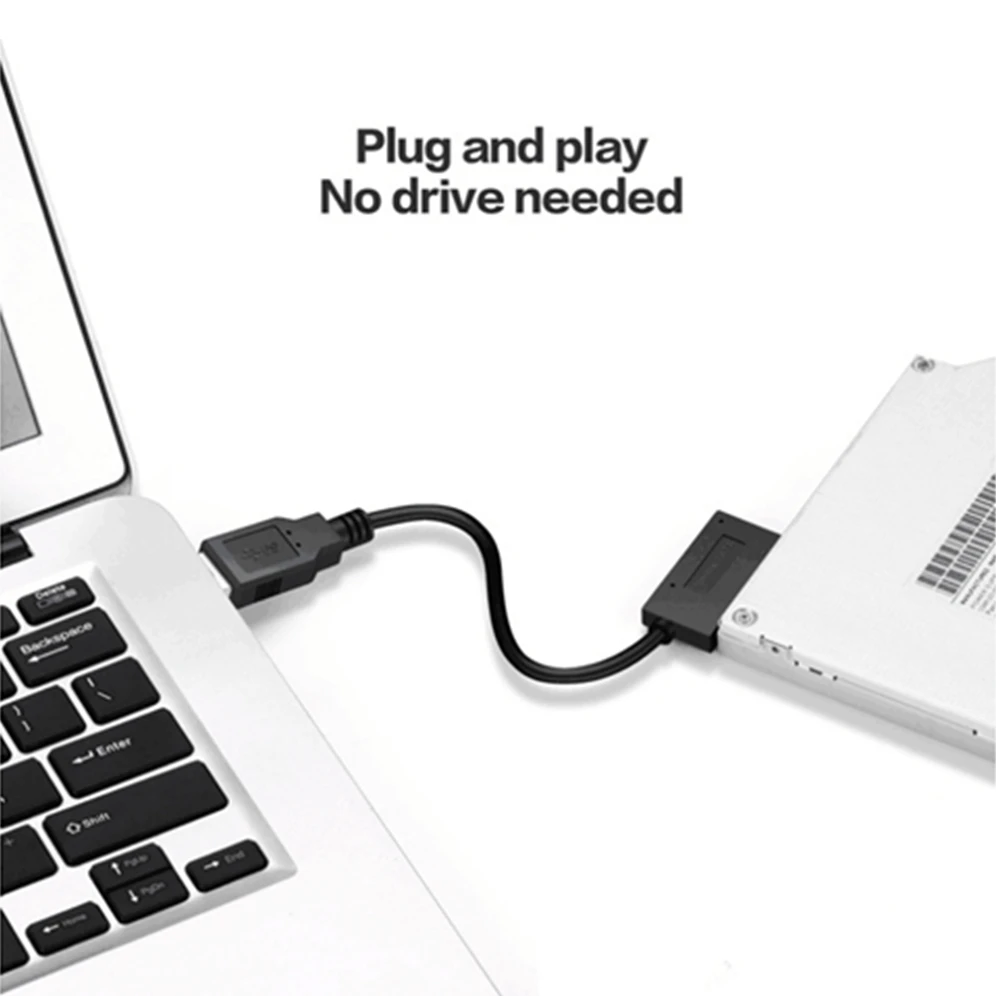 Кабель-переходник PzzPss USB 2 0 на Mini Sata II 7 + 6 13pin |