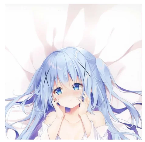 Аниме-это заказ кролика? Кафuu Чино милая девушка дакимакура обнимающая подушка