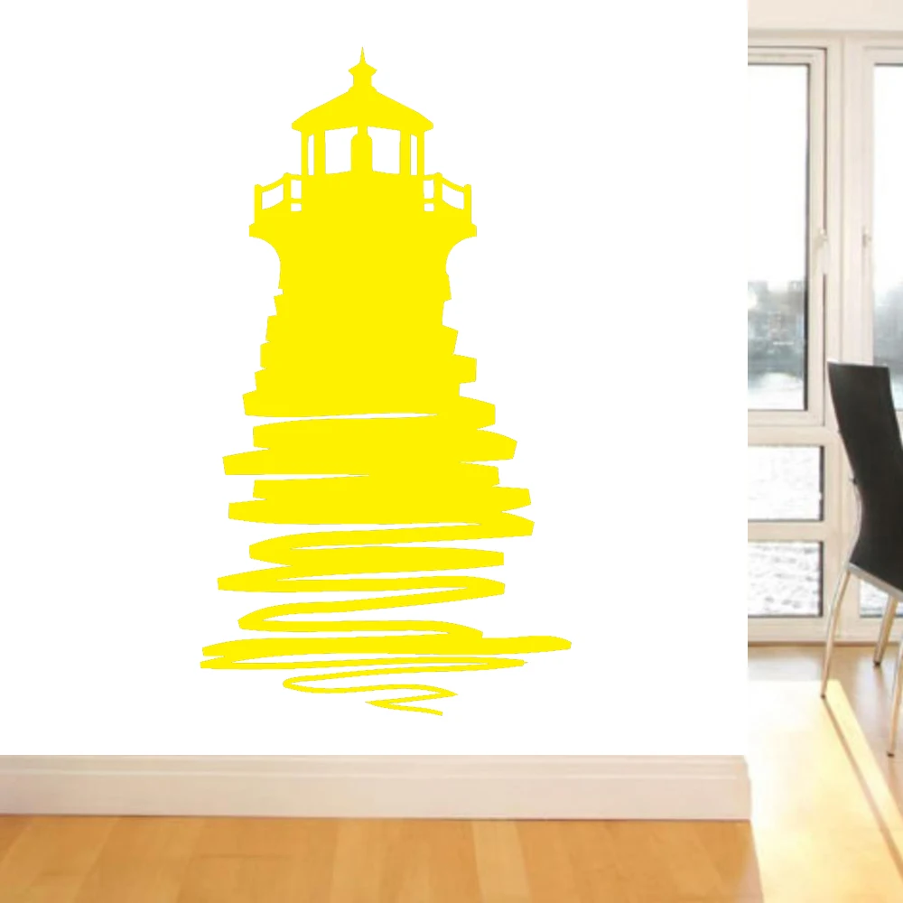 Настенные наклейки с изображением маяков гостиной дивана фона декор для стен