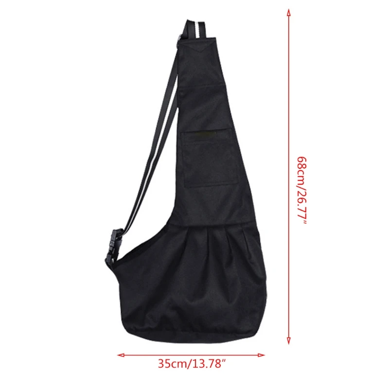 

Pet Messenger Bag Carrier for Small and Medium Pets Hand Free Sling Adjustable Strap Tote Bag Breathable Shoulder Bag