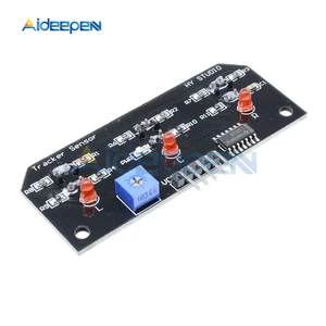 DC 5V 3 Channel Infrared Line Track Sensor Module Trio Detector Output TCRT5000 10mm Distance For Arduino/AVR/ARM/PIC Board