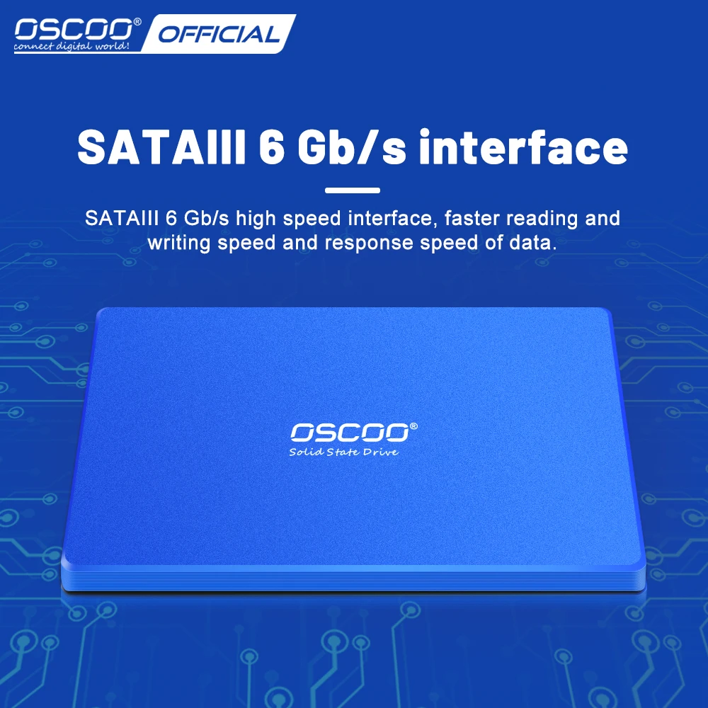 Твердотельный накопитель OSCOO 2 5 sata3 1 ТБ 512 ГБ жесткий диск оригинальный nand флеш для