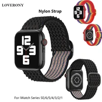 nylon strap smart watch bands 38404244 mm for apple iwatch series se654321 watch strap luxury wristbands sport bands