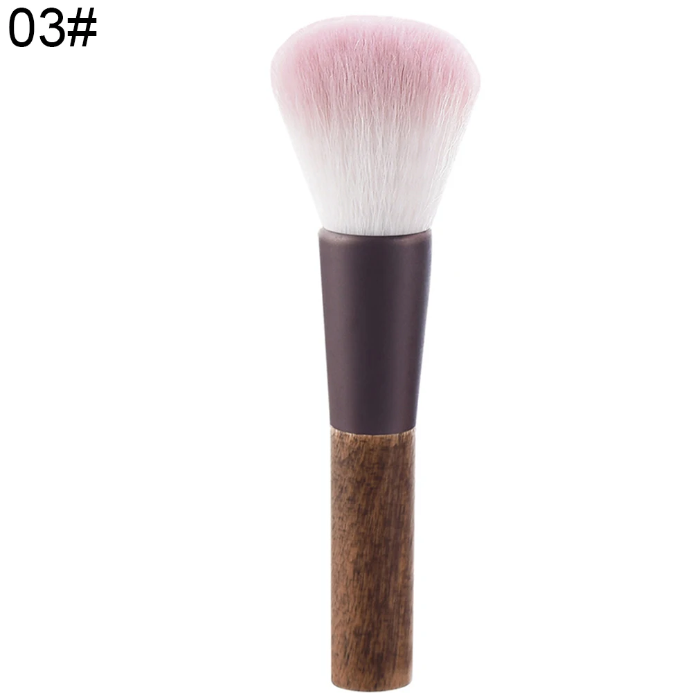 Кисти для макияжа в форме сердца профессиональные мягкие переносные деревянные