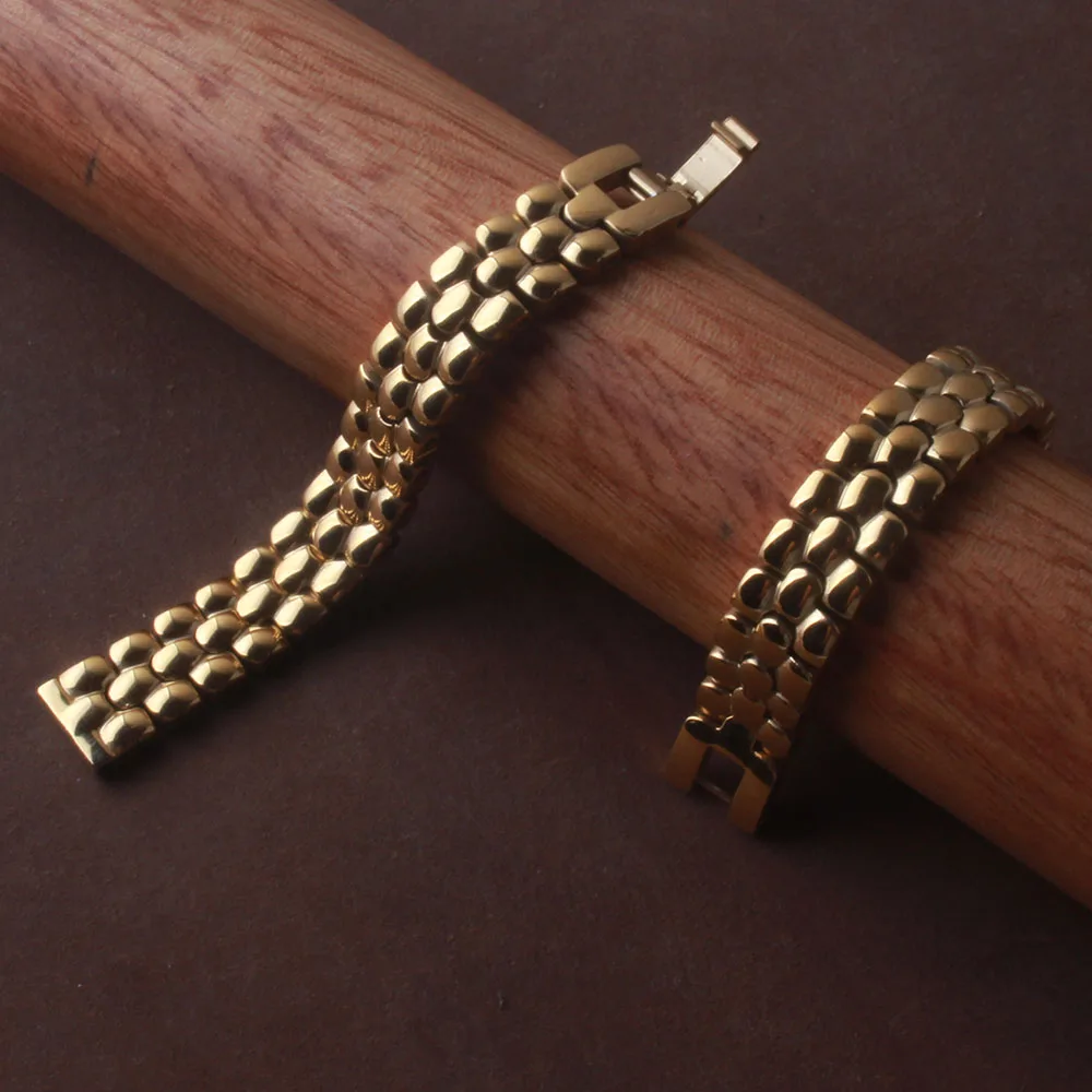 

High Quality Universal Stainless Steel Metal Watchband 6 8mm 10mm 12mm 14mm 16mm Strap Wristwatch Bracelet Silver Gold Rosegold