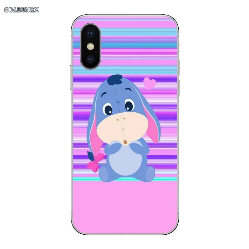 Мультфильм ослик арт Eeyore для huawei P Smart 2019 G7 G8 P7 P8 P10 Plus P20 P30 Pro P9 Lite Mini 2017 прозрачные