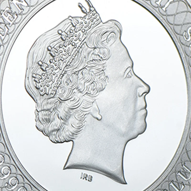 WR ТАСМАНИЙСКИЙ ДЬЯВОЛ австралийская металлическая монета с серебряным