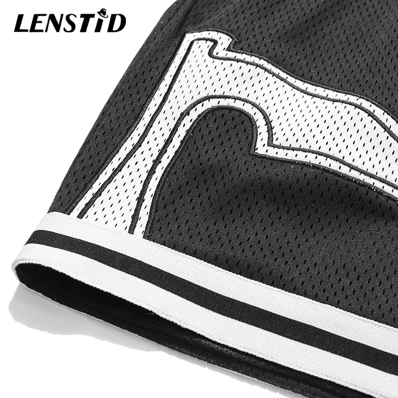 LENSTID мужские хип хоп мешковатые шорты джоггеры 2020 Летние удобные дышащие уличные