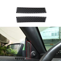 for ford mustang 2009 2010 2011 2012 2013 a pillar decoration cover trim sticker decal carbon fiber car interior accessories