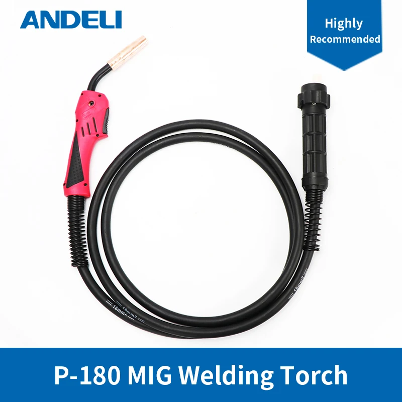 ANDELI MIG Torch Welding Gun P-180 3m for MIG Welding Machine MIG Welding Torch