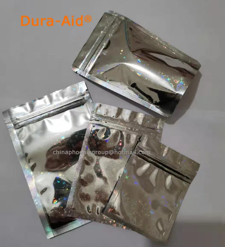 

Голографическая косметичка для домашних животных с Серебряной звездой и лазером, сумка с застежкой-молнией, блестящая фольгированная сумк...