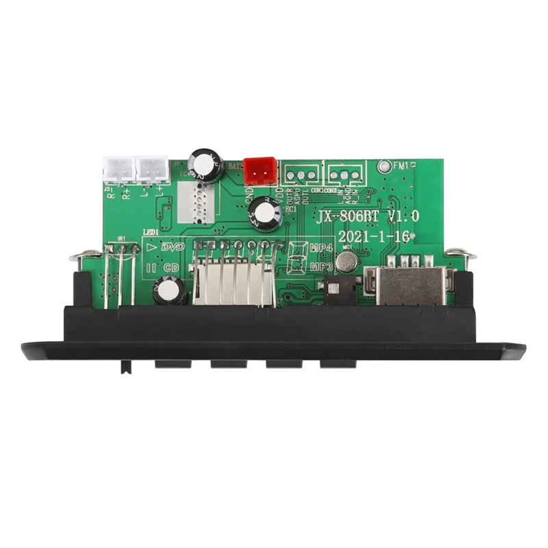 

2X25W 50W Amplifier MP3 Player Decoder Board 5V-12V Bluetooth 5.0 Car FM Radio Module Support TF USB AUX Player Decoder