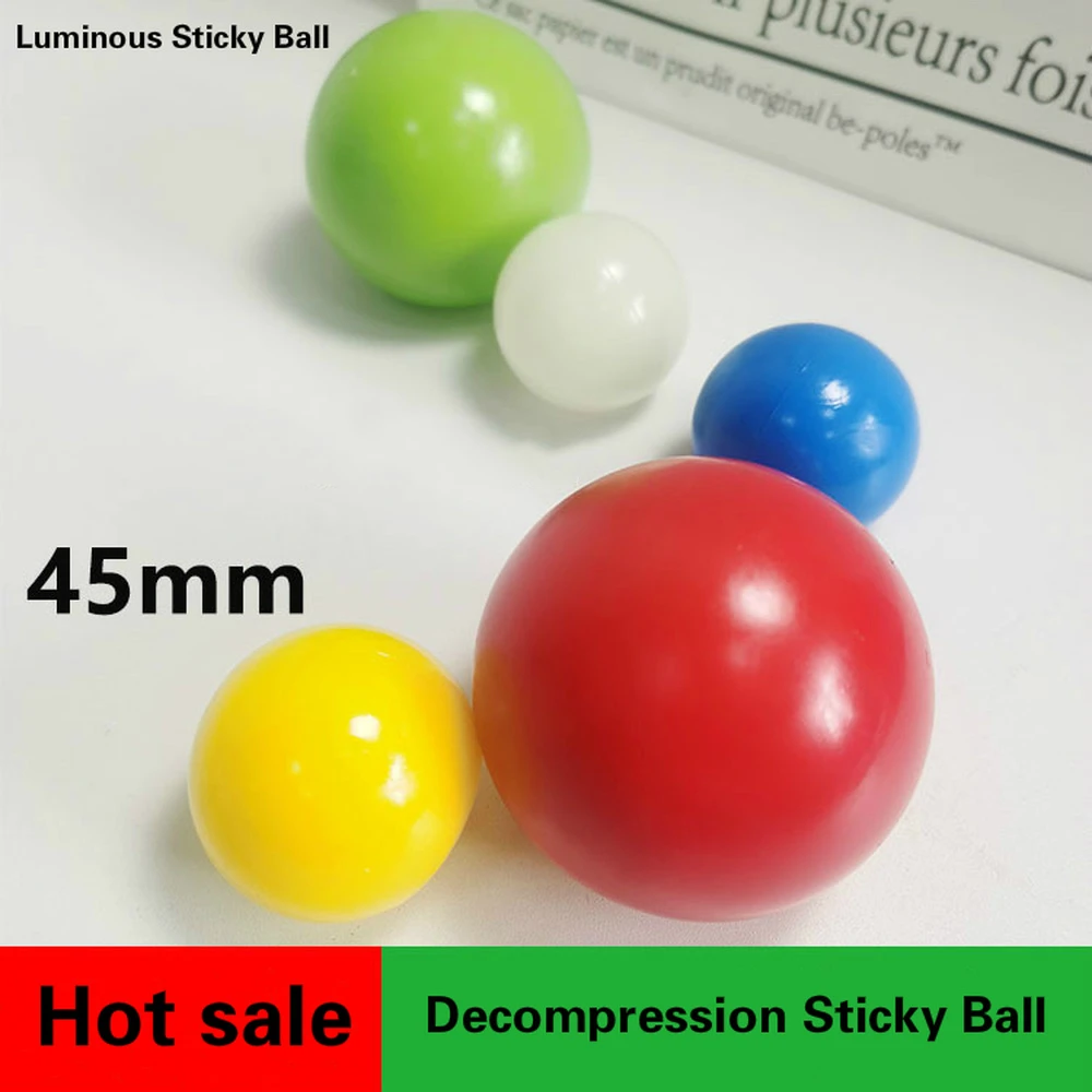 

1/2/3/4Set Sticky Balls Luminous and No Luminous filled and No filled