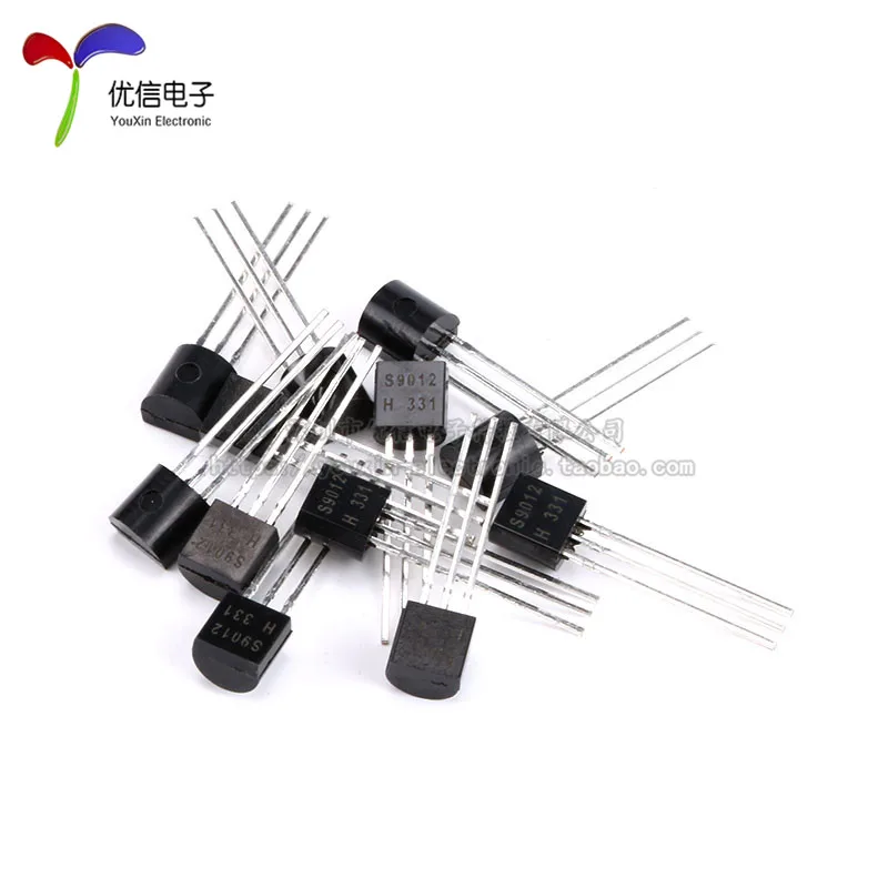 Подлинный оригинал S9012 TO-92 PNP -25V / 500mA транзистор медная линия pin (20) - купить по