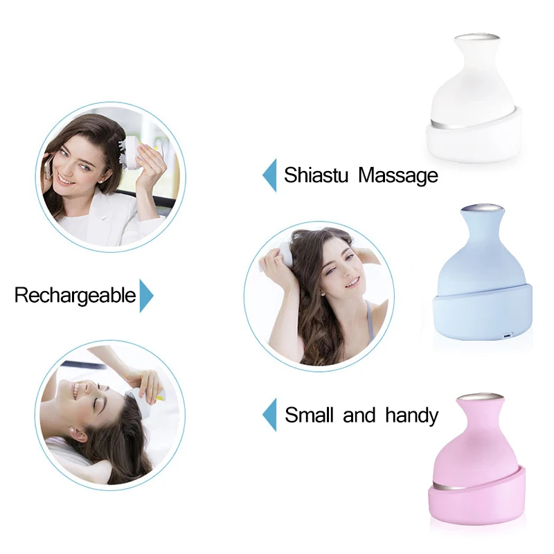 Электрический массажер для головы USB акупунктурный снятия стресса способствует